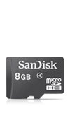 Tarjeta de memoria SanDisk de 8 GB